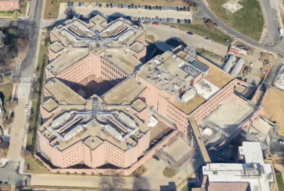 District of Columbia Central Detention Facility - Overhead View