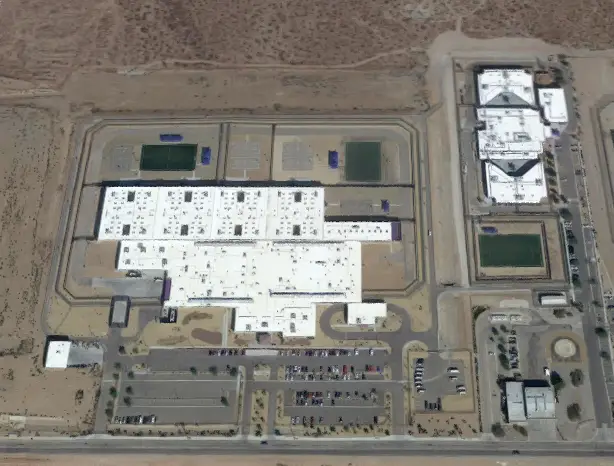 Adelanto ICE Processing Center - East and West - Overhead View