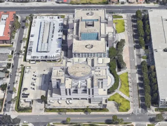 Santa Ana City Jail - Overhead View