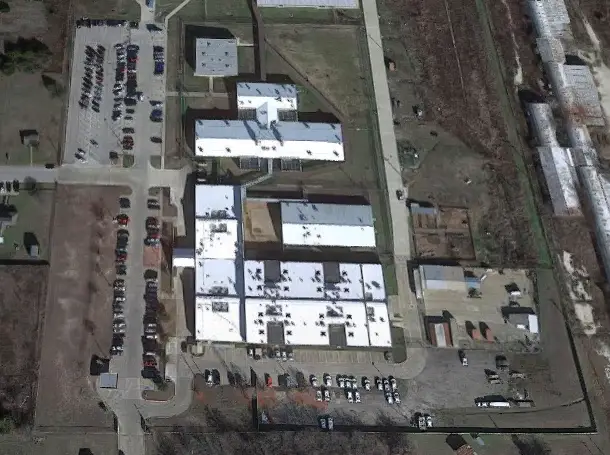 Johnson County Law Enforcement Center - Overhead View