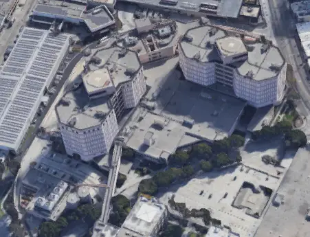 Los Angeles County Jail System - Inmate Reception Center - Overhead View
