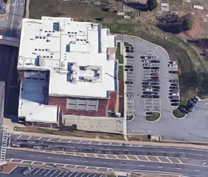 Forsyth County Jail - Overhead View