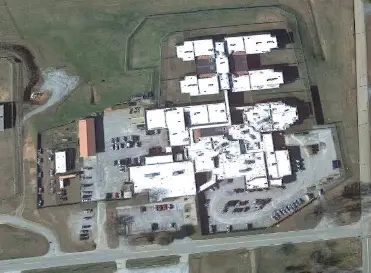 Spalding County Jail - Overhead View